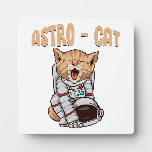 Astro Cat Plaque (Front)
