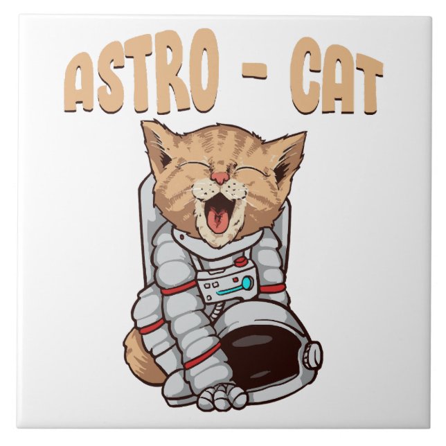 Astro Cat Tile (Front)