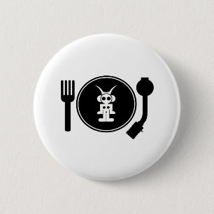 astro DJ 6 Cm Round Badge