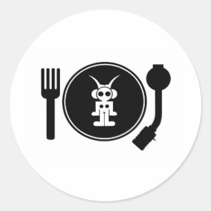 astro DJ Classic Round Sticker