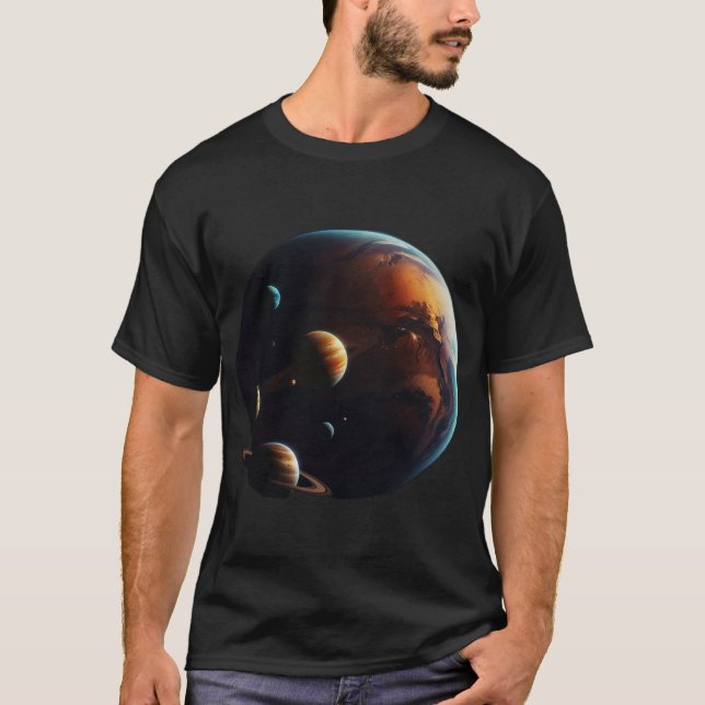 Astro Planets T-Shirt (Front)