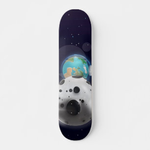 Astroid impact the Planet Earth! Skateboard