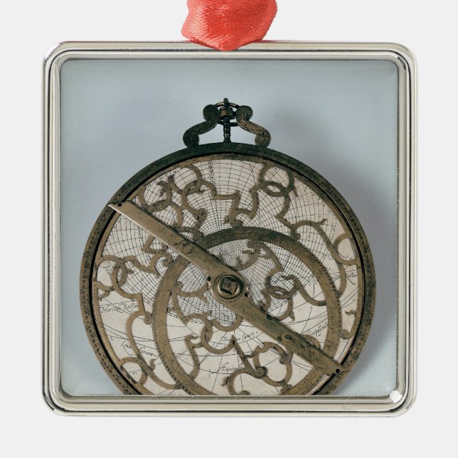 Astrolabe Metal Tree Decoration (Front)