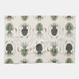 Astrolabe Molluscs (green) Tea Towel