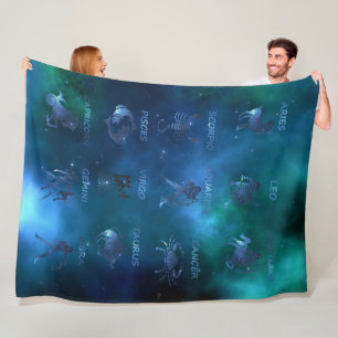 Astrological Fleece Blanket