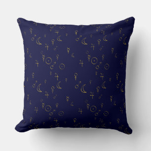 Astrological Planetary Pattern Cushion