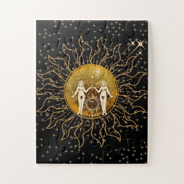Astrological Sun Jigsaw Puzzle (Vertical)