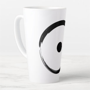 Astrological Sun Sign - Buddhism Zen Circle 1 Latte Mug