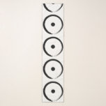 Astrological Sun Sign - Buddhism Zen Circle 1 Scarf<br><div class="desc">Spiritual symbol design by EDDA Fröhlich / EDDArt | The Ensō (Japanese circle) is a symbol from Japanese calligraphy, which is closely related to Zen Buddhism. It symbolises enlightenment, strength, elegance, the universe and emptiness, but can also symbolise the Japanese aesthetic itself. With a dot in it, it becomes an...</div>