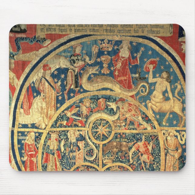Astrological tapestry mouse pad (Front)