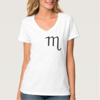 Astrological Zodiac Sign Scorpio Tee Scorpion