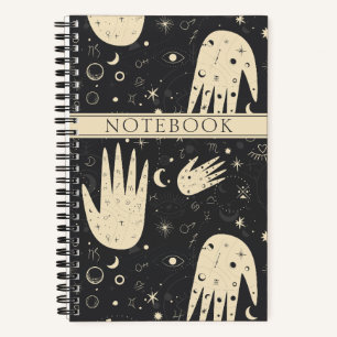Astrological Zodiac Signs and Palmistry Hands Notebook