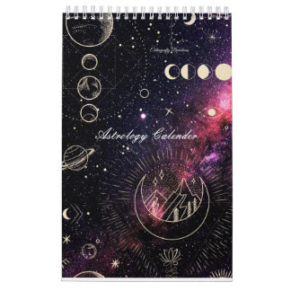 Astrology Calender with planets Calendar