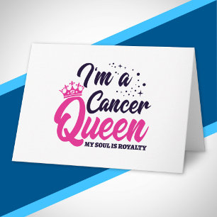 Astrology Cancer Birthday Queen Zodiac Sign Soul Card