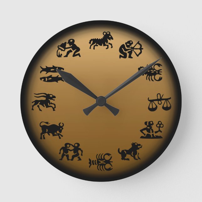 Astrology Clock Horoscope Clocks - Customise (Front)