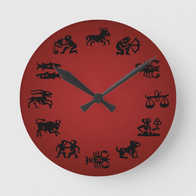 Astrology Clock Horoscope Clocks - Customise (Front)