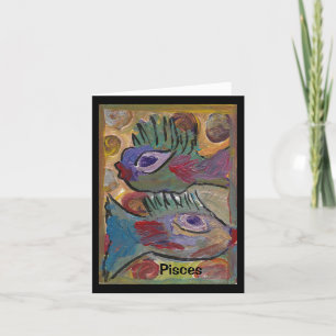 Astrology Horoscope Pisces Card