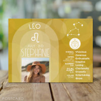 Astrology Leo Zodiac Sign Photo Custom Birthday