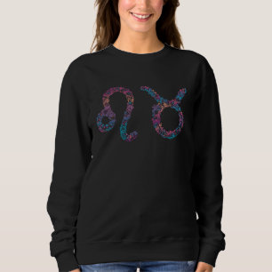 Astrology Love Horoscope Zodiac Signs Leo and Taur Sweatshirt