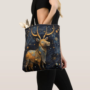 Astrology Magic Animal Tote Bag