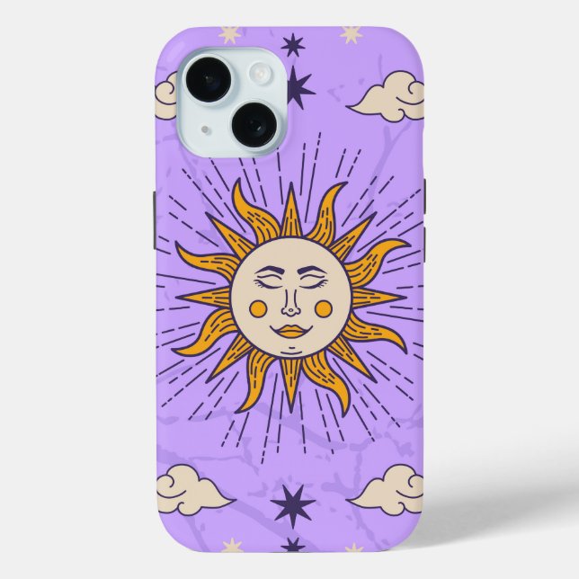 Astrology Phonecases: Celestial Style Sun sign  Case-Mate iPhone Case (Back)