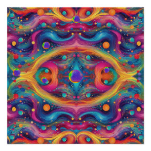 Astrology planet space galaxy universe poster