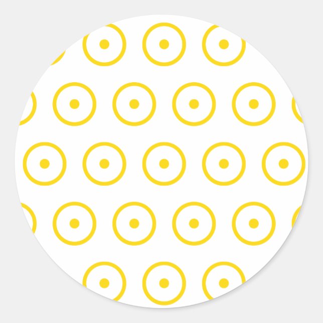 Astrology Planet Sun Symbols Classic Round Sticker (Front)