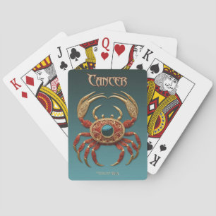 Astrology Playing Cards - Cancer Zodiac Sign 