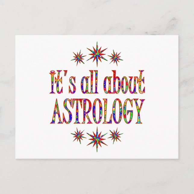 ASTROLOGY POSTCARD (Front)
