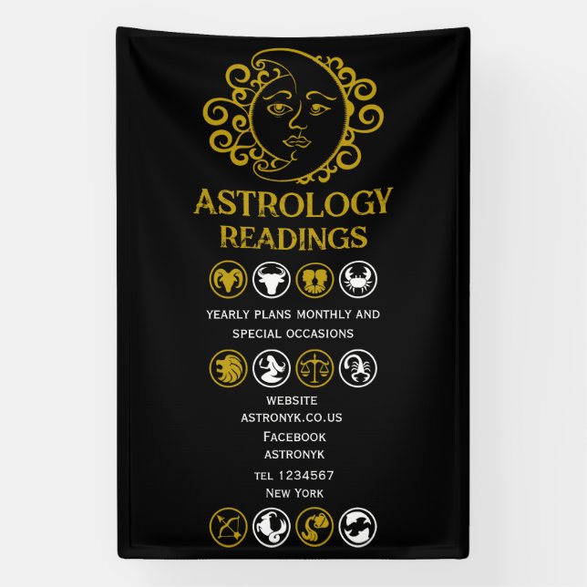 Astrology Reading Banner (Vertical)