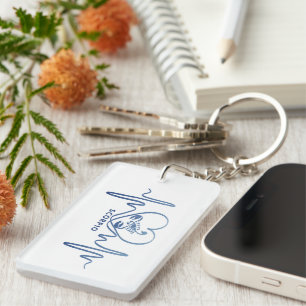 Astrology Scorpio Heartbeat Gift Key Ring