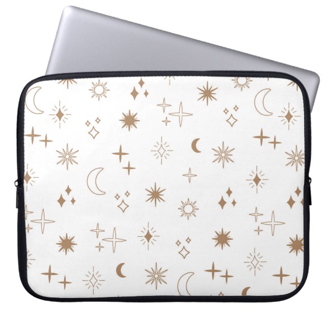 Astrology Star Pattern Laptop Sleeve (Front)
