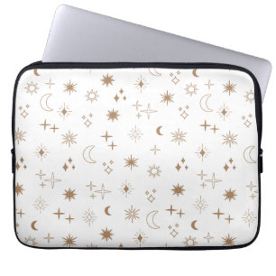 Astrology Star Pattern Laptop Sleeve