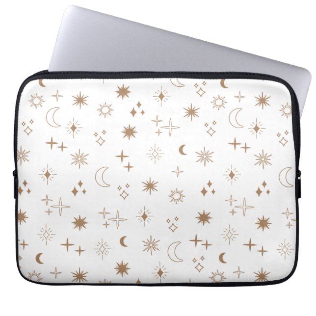 Astrology Star Pattern Laptop Sleeve (Front)