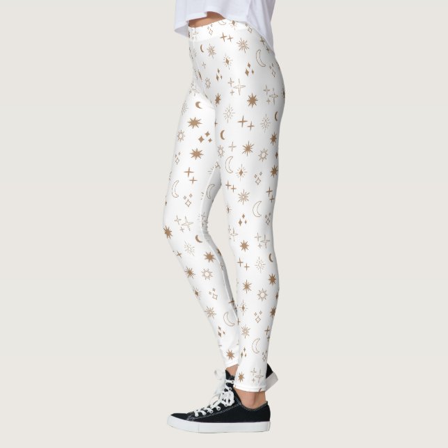 Astrology Star Pattern Leggings (Left)