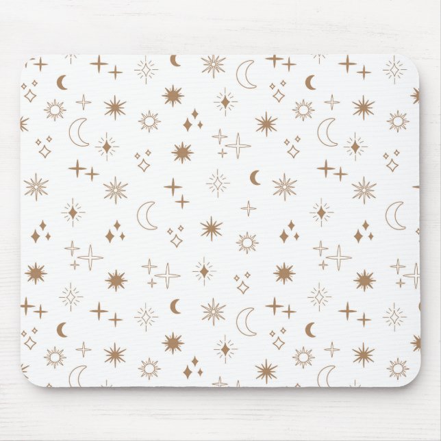 Astrology Star Pattern Mouse Pad (Front)