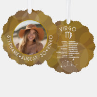 Astrology Virgo Zodiac Sign Photo Custom Birthdate
