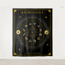 Astrology Zodiac Calendar - Black