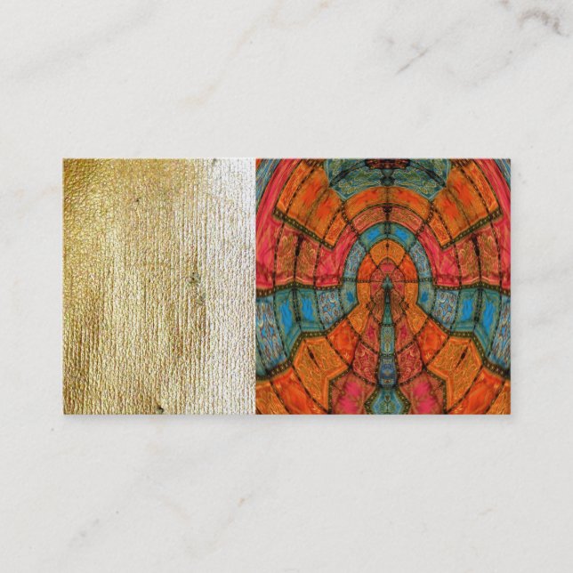 Astrology Zodiac Medicine Wheel Business Cards (Front)