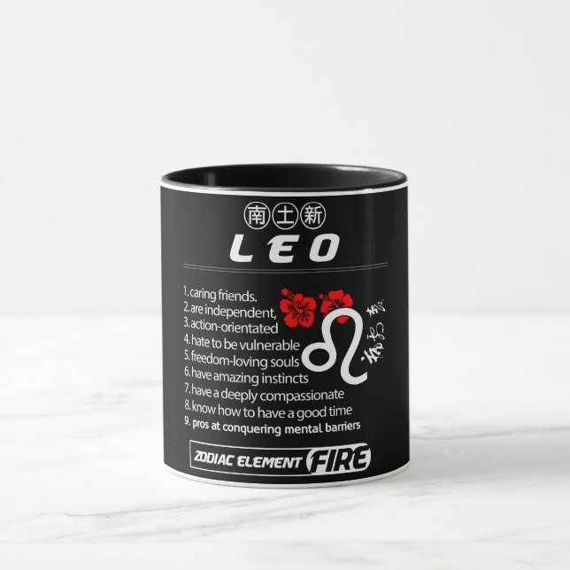 Astrology/ Zodiac Sign//Leo Mug (Center)