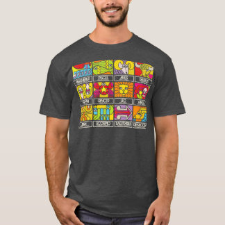 Astrology Zodiac Signs Dates Vintage Style Aesthet T-Shirt
