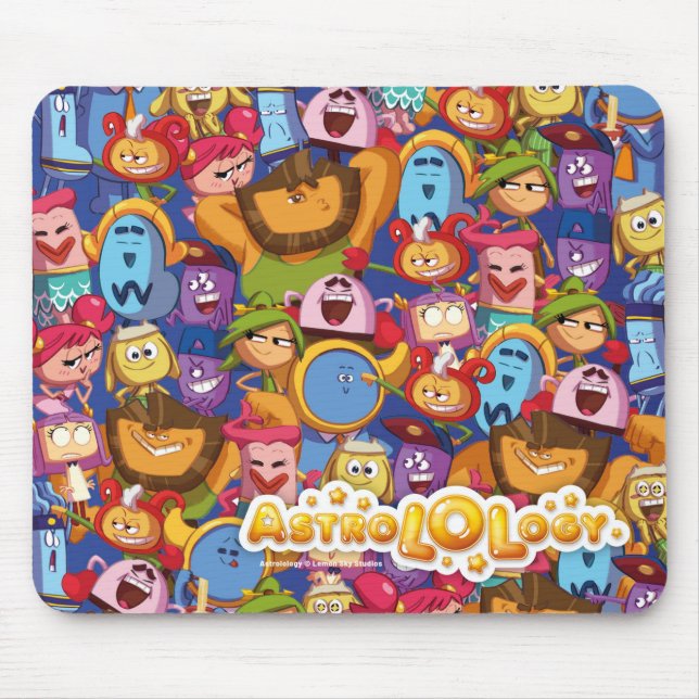 AstroLOLogy All Stars Mouse Pad (Front)