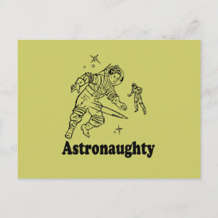 ASTRONAUGHTY POSTCARD