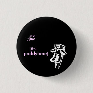 astronaut 3 cm round badge