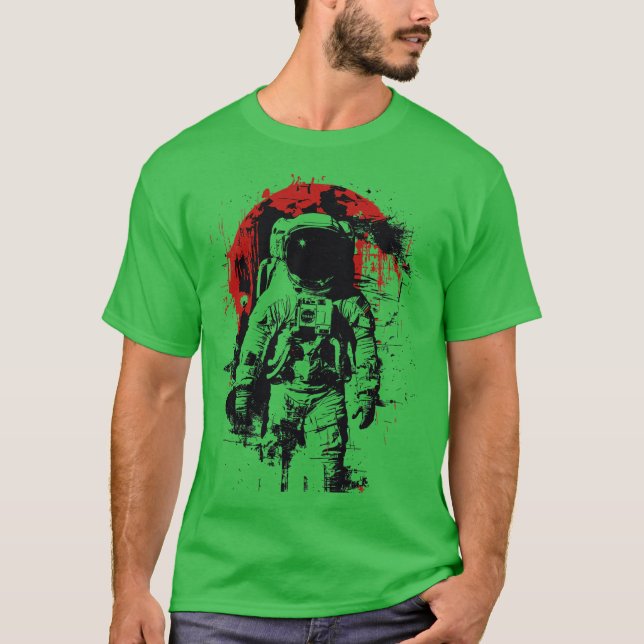 Astronaut Abstract T-Shirt (Front)