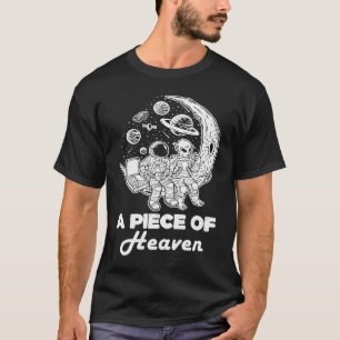 Astronaut Alien Eating Pizza On Moon Pizza Lover G T-Shirt