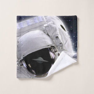 Astronaut Alien Encounter  - UFO - Hand washing Wash Cloth