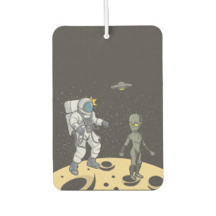 Astronaut and alien car air freshener