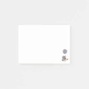 Astronaut animal funny Racoon Moon trash cans spa Post-it Notes
