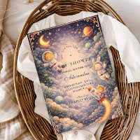 Astronaut Animals Space Baby Shower